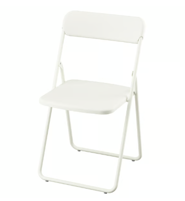 location Chaise pliante blanche 
